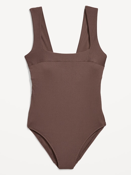 Image number 4 showing, Ribbed One-Piece Swimsuit