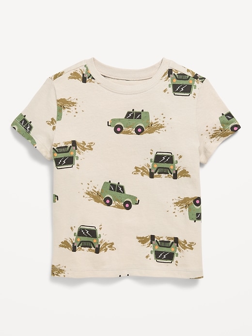Image number 1 showing, Printed Short-Sleeve T-Shirt for Toddler Boys