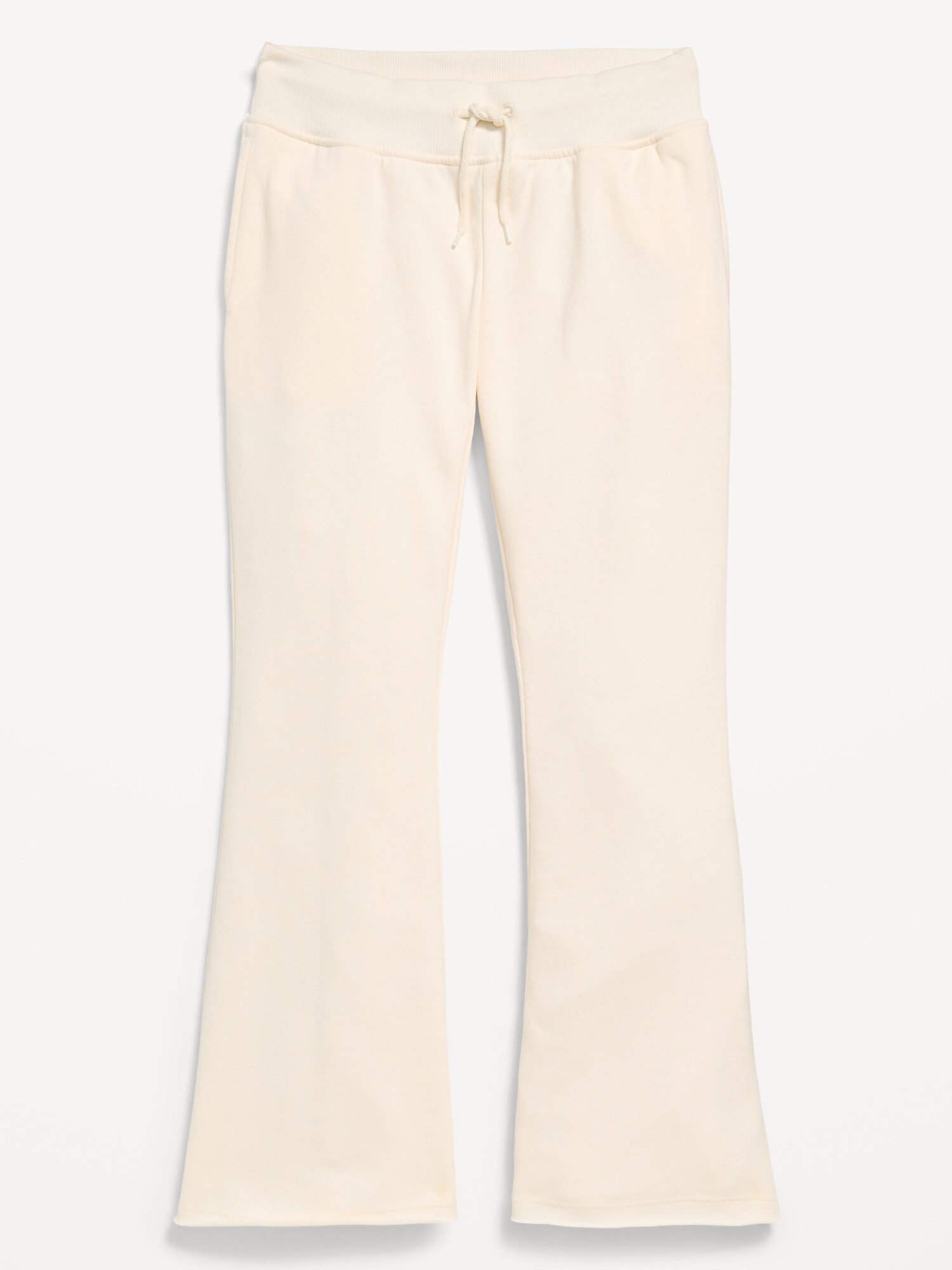 Брюки Old Navy Slim French-Terry Flare-Leg Sweatpants для девочек, цвет: Creme De La Creme — фото 4