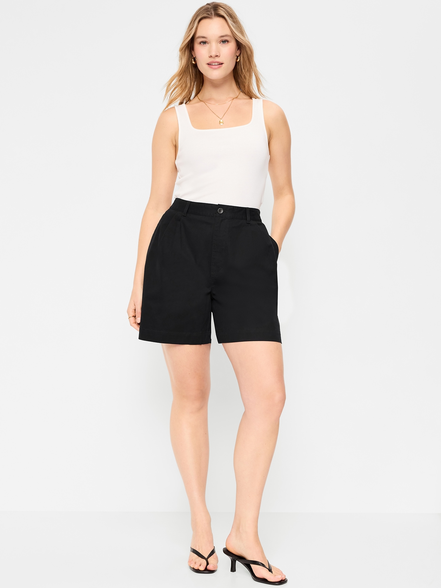 High-Waisted OGC Chino Shorts - 6-inch inseam