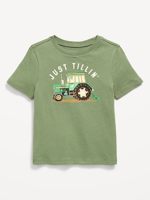Image number 1 showing, Short-Sleeve Unisex Graphic T-Shirt for Toddler