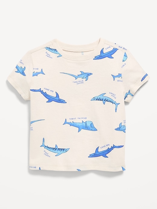 Image number 1 showing, Printed Short-Sleeve T-Shirt for Toddler Boys