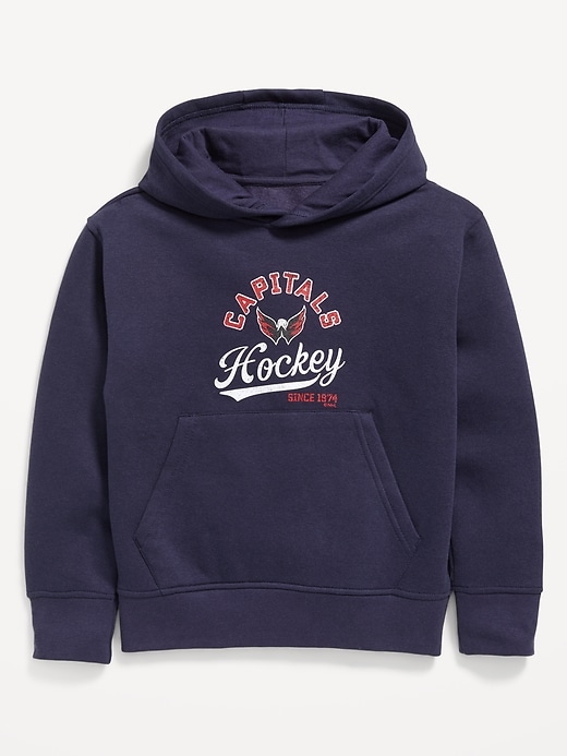 Image number 2 showing, NHL Graphic Gender-Neutral Hoodie for Kids