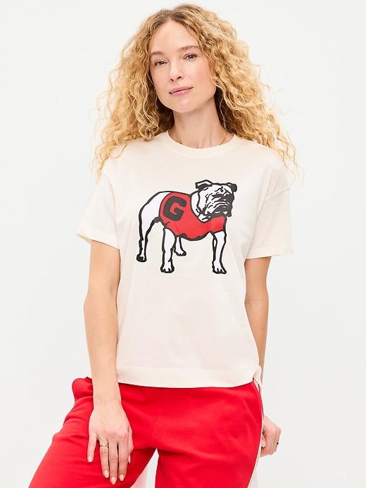 Image number 1 showing, NCAA Crew-Neck T-Shirt for Women