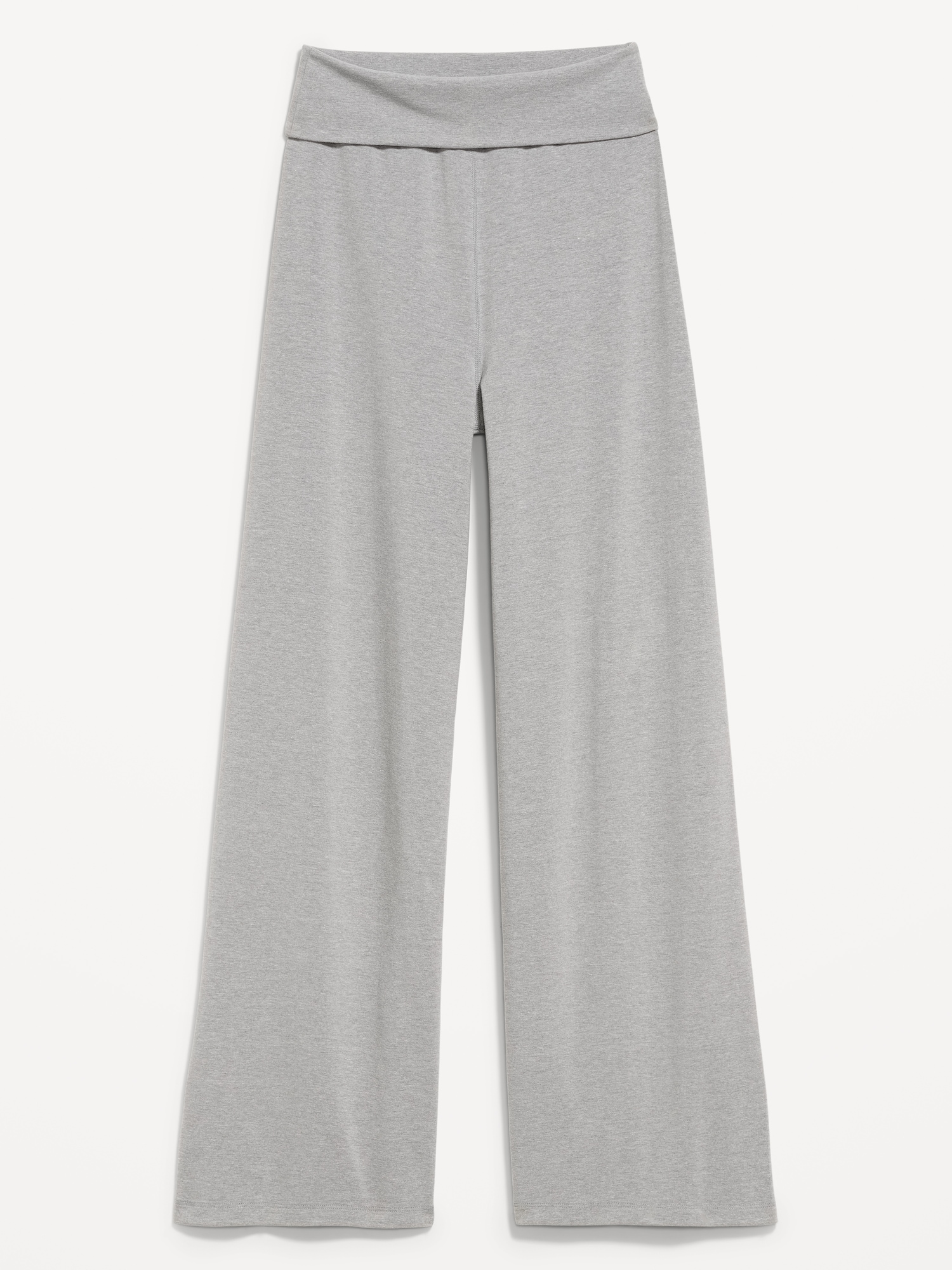 High-Waisted PowerChill Fold-Over Wide-Leg Pants