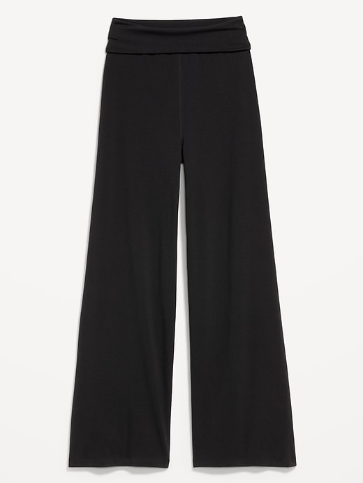 Image number 4 showing, High-Waisted PowerChill Wide-Leg Pants