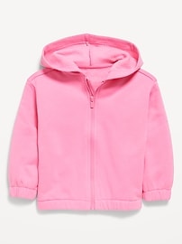 Image number 2 showing, Fleece Zip Hoodie for Toddler Girls
