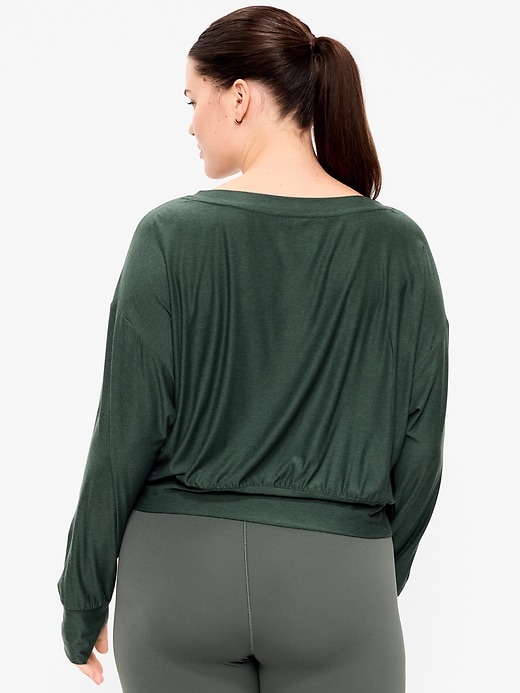 CloudMotion Boat-Neck Top