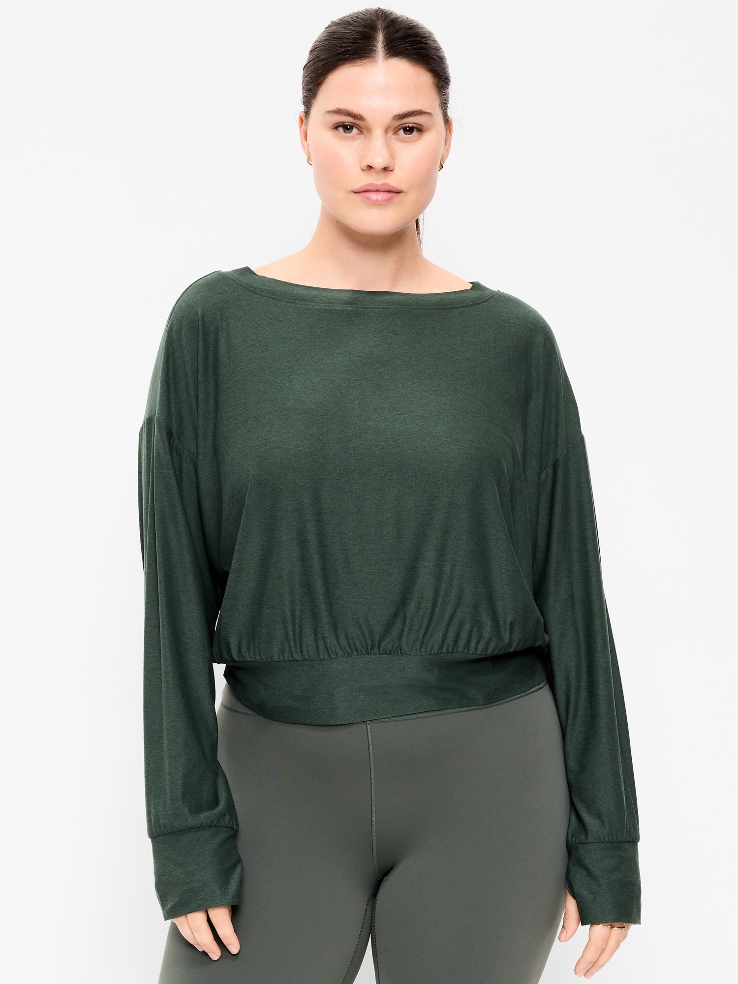 CloudMotion Boat-Neck Top