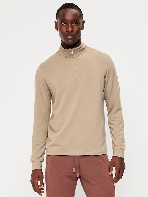Image number 1 showing, Recharge Knit Quarter-Zip Pullover