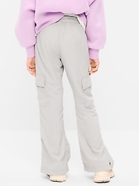 Image number 2 showing, High-Waisted Cargo Flare-Leg Pants for Girls