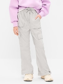 Image number 1 showing, High-Waisted Cargo Flare-Leg Pants for Girls