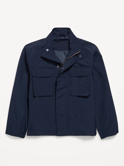 Image number 2 showing, Water-Resistant Utility Jacket for Boys
