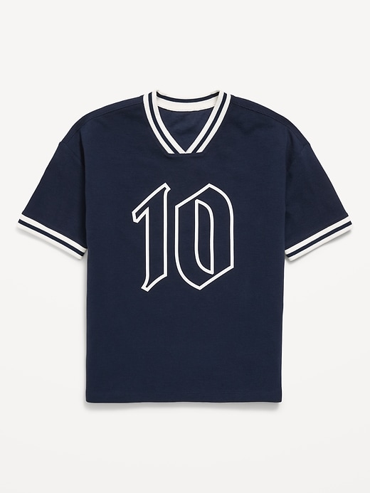 Image number 2 showing, Short-Sleeve Soccer Jersey Sweater for Boys