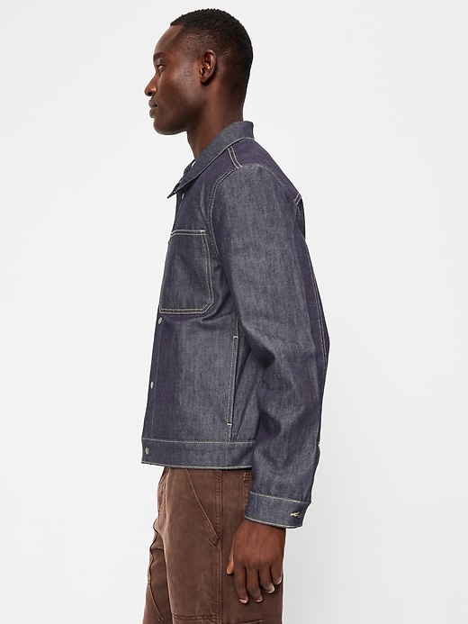 Image number 5 showing, Jean Utility Jacket