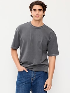 Garment-Dyed Heavyweight Cropped T-Shirt