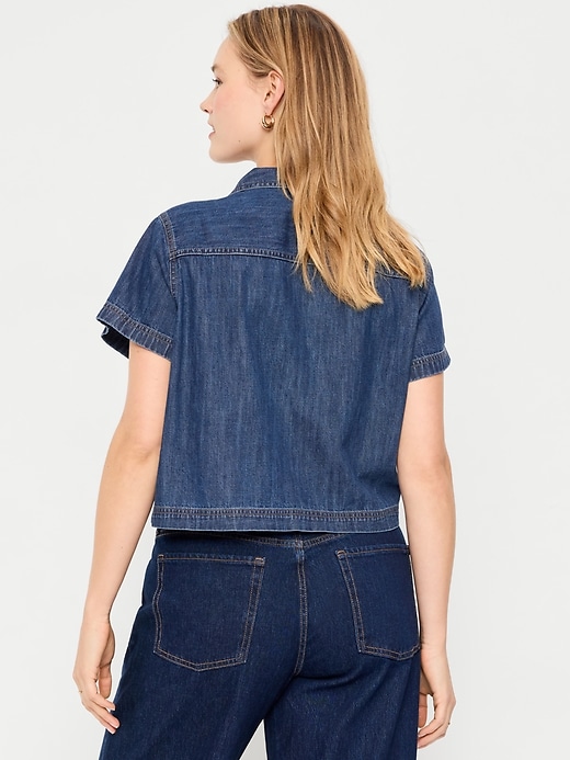 Image number 6 showing, Double-Pocket Popover Top