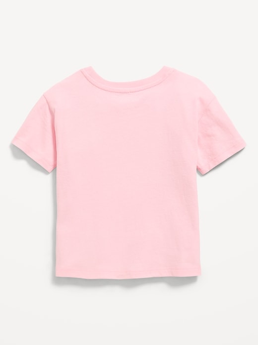 Image number 3 showing, Short-Sleeve Graphic T-Shirt for Toddler Girls