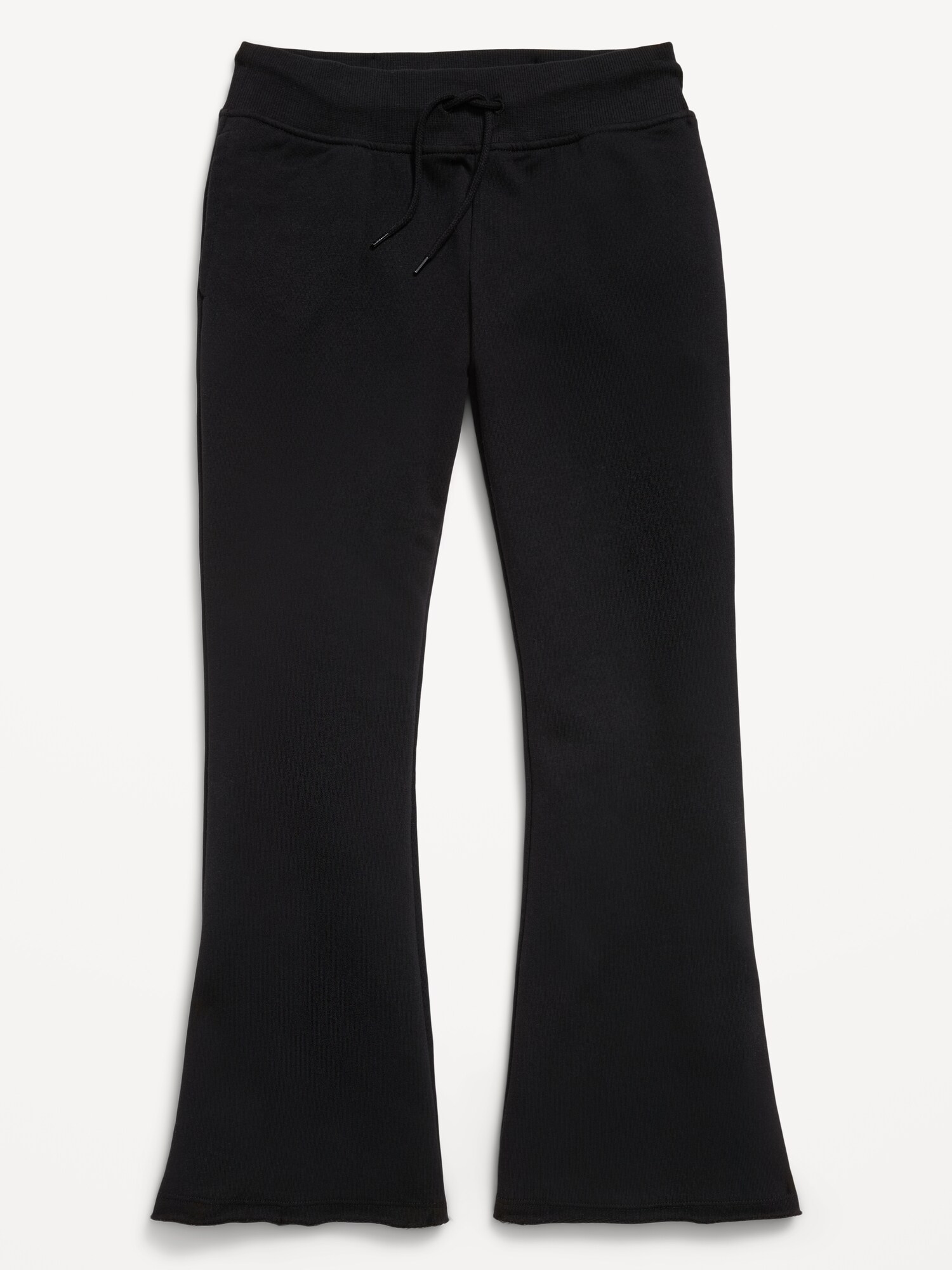 Slim French-Terry Flare-Leg Sweatpants for Girls