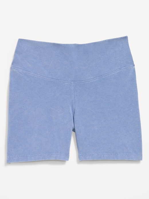 Image number 6 showing, High-Waisted PowerChill Biker Shorts -- 5-inch inseam