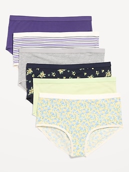 High-Waisted Everyday Brief Cotton Underwear 6-Pack - image 3