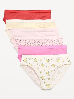 High-Waisted Everyday Cotton Underwear 6-Pack