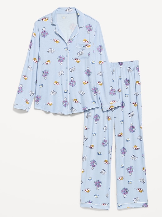 Image number 4 showing, Sunday Sleep Knit Jersey Pant Set