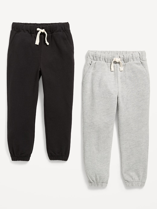 Image number 2 showing, French Terry Joggers 2-Pack for Toddler Boys