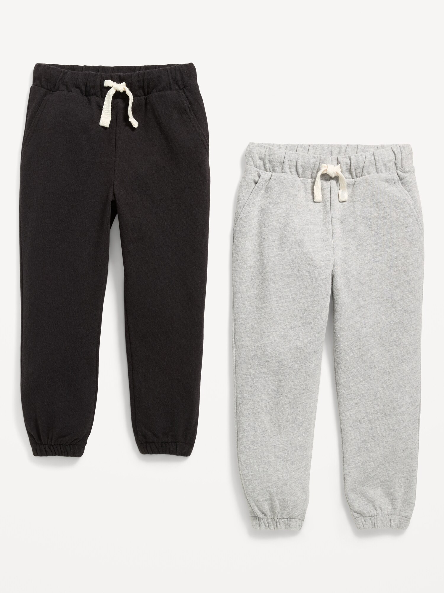 Брюки Old Navy French Terry Joggers 2-Pack для мальчиков-малышей, цвет: Blackjack — фото 2