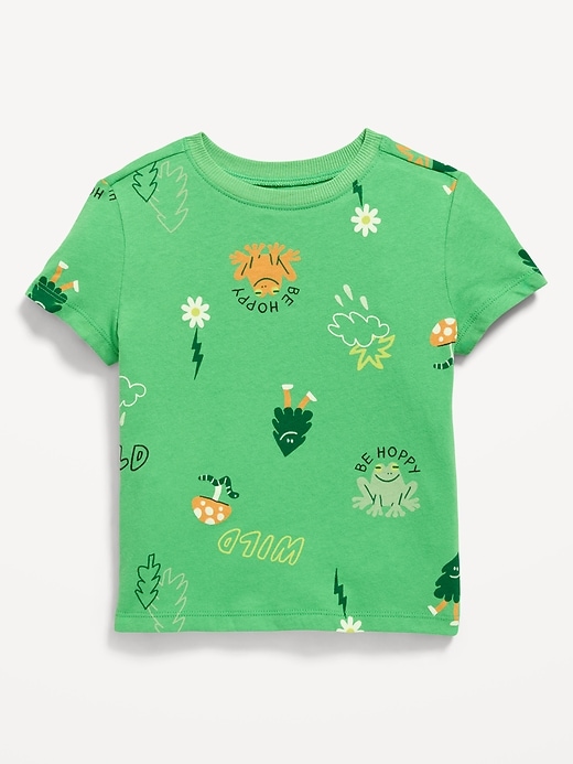 Image number 1 showing, Printed Short-Sleeve T-Shirt for Toddler Boys