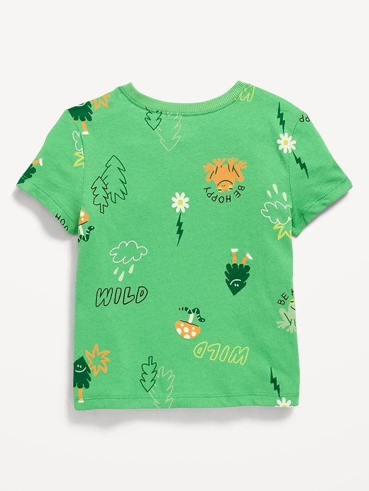 Image number 2 showing, Printed Short-Sleeve T-Shirt for Toddler Boys