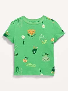 Printed Short-Sleeve T-Shirt for Toddler Boys