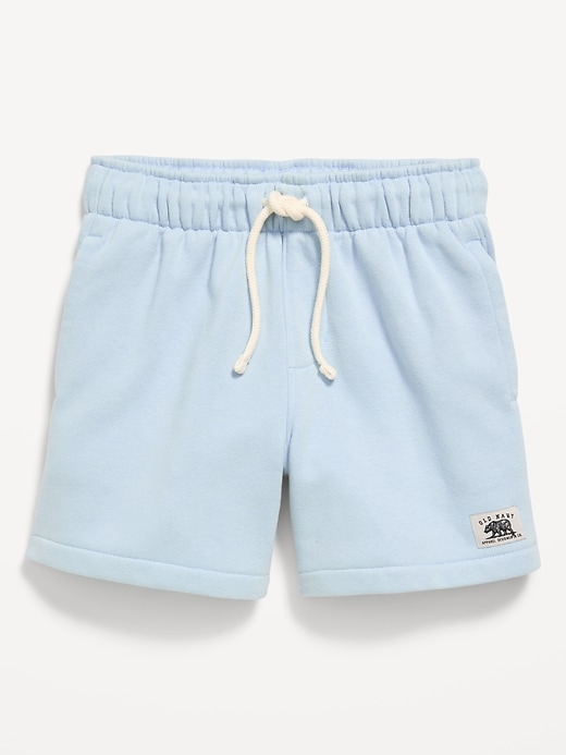 Image number 3 showing, Below Knee Logo-Graphic Fleece Jogger Shorts for Boys