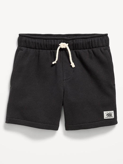 Image number 2 showing, Below Knee Logo-Graphic Fleece Jogger Shorts for Boys