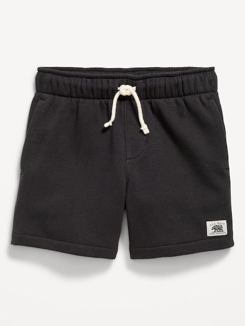 Below Knee Logo-Graphic Fleece Jogger Shorts for Boys