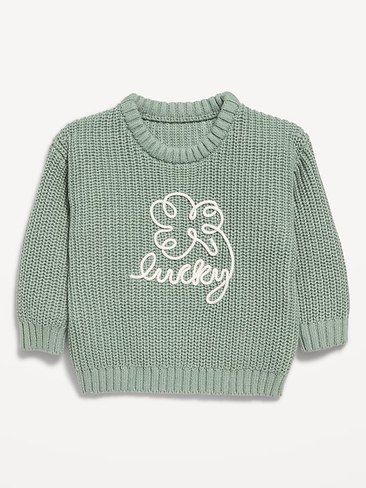 Image number 1 showing, Unisex Loose Sweater for Baby