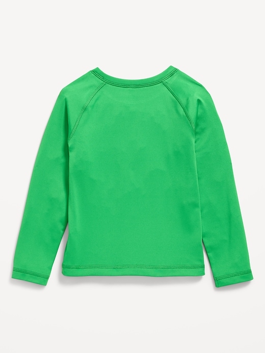 Image number 2 showing, Long-Sleeve Graphic Rashguard Swim Top for Toddler Boys