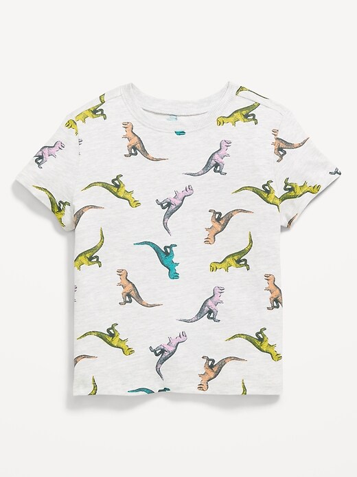 Image number 1 showing, Printed Short-Sleeve T-Shirt for Toddler Boys