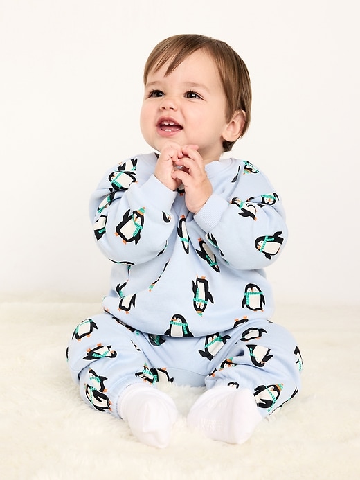 Image number 1 showing, Long-Sleeve Graphic Sweatshirt for Baby