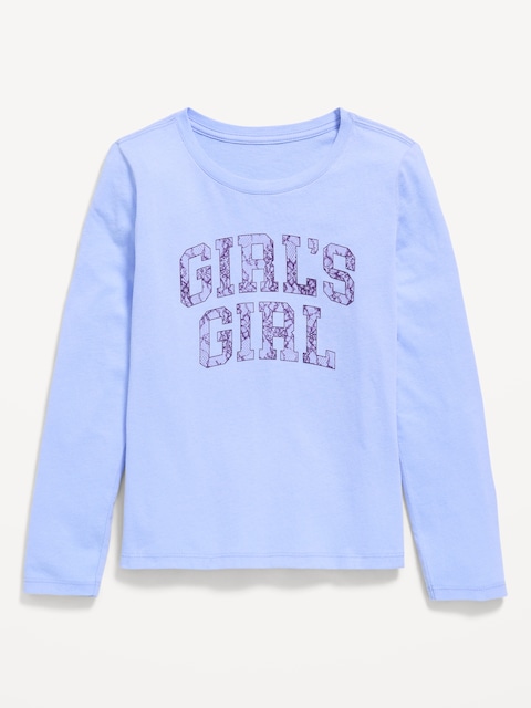 Long-Sleeve Graphic T-Shirt for Girls