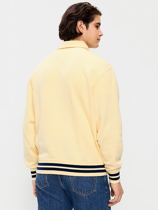 Image number 2 showing, Collared Nautical Fleece Pullover