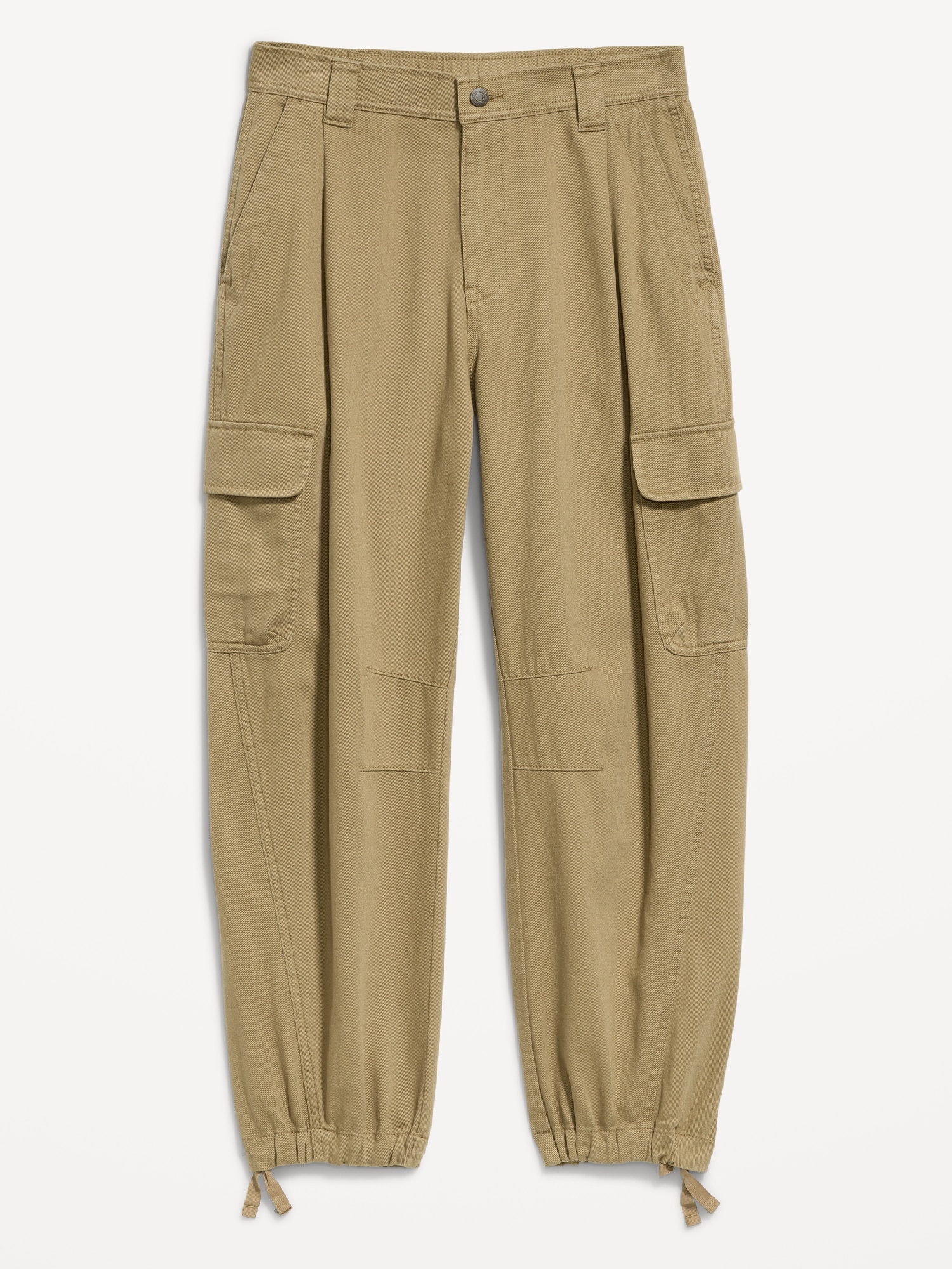 Twill Barrel Cargo Pants