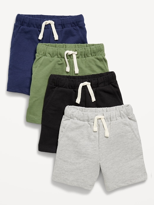 Image number 1 showing, French Terry Shorts 4-Pack for Toddler Boys