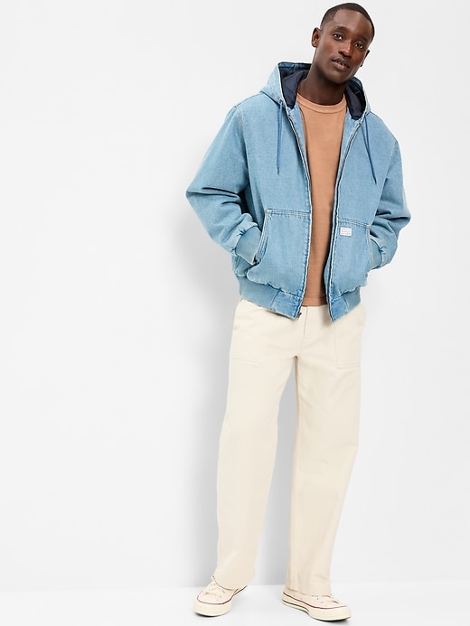 Image number 3 showing, Garment-Dyed Heavyweight Cropped T-Shirt