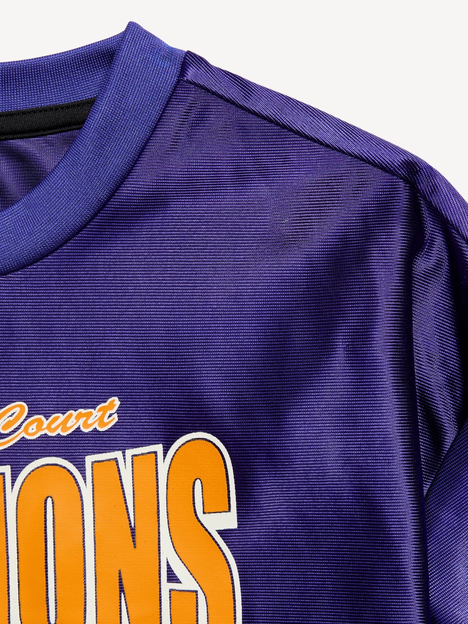 Oversized Shiny Graphic Jersey T-Shirt for Boys