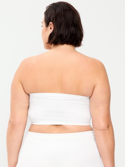 Image number 8 showing, Seamless Ribbed Longline Bandeau