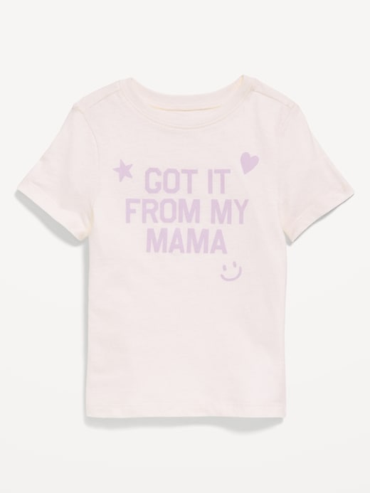 Image number 1 showing, Short-Sleeve Graphic T-Shirt for Toddler Girls