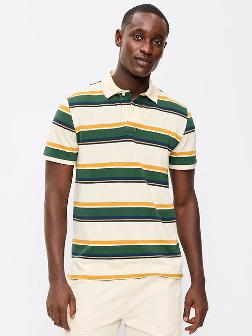 Image number 1 showing, Classic Fit Pique Polo
