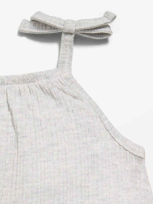 Image number 3 showing, Sleeveless Tie-Strap One-Piece Romper for Baby
