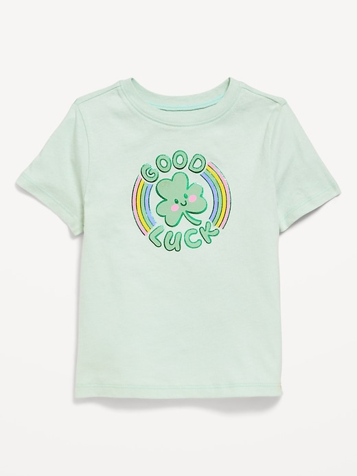 Image number 1 showing, Short-Sleeve Graphic T-Shirt for Toddler Girls